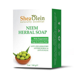 Neem Herbal Soap with Peppermint, Sage & Lemon Peel - 5oz