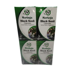 MORINGA BLACK SEED CAPSULES BY HERBOGANIC - 60 CAPSULES