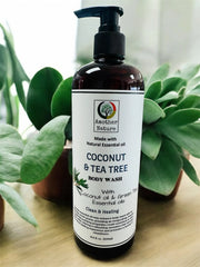 Coconut & Tea Tree - Body Wash Infuse with Green Tea oil - 16oz