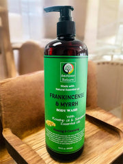 Frankincense & Myrrh - Body Wash Infuse Rosehip Oil & Sandalwood oil - 16oz
