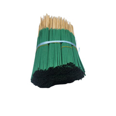 PREMIUM UNSCENTED 11" GREEN INCENSE STICKS - 10,000 STICKS (100 BUNDLES)
