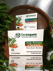 NEEM,ROSEMARY & TURMERIC 5oz HERBAL SOAP