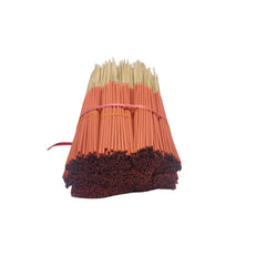 PREMIUM UNSCENTED 11" ORANGE INCENSE STICKS - 10,000 STICKS (100 BUNDLES)