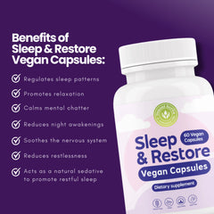 Yunani Herbs - Sleep & Restore Vegan Capsules