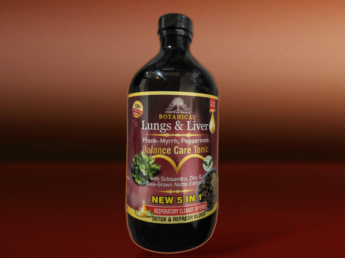 Lungs & Liver Balance Care Tonic (Frank-Myrrh ,Peppermint)Respiratory Cleanse Defense