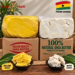 100% Raw African Shea Butter – Unrefined & Pure from Ghana - 25lbs
