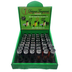 48ct. BODY OIL DISPLAY START UP KIT - (ALREADY FILLED WITH TOP MEN & WOMEN DESIGNER FRAGRANCE TYPES)