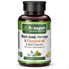 Black Seed, Moringa & Flaxseed Softgel Capsules
