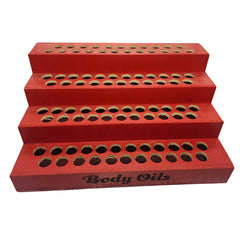 92ct. CUSTOM WOODEN DISPLAY (RED)
