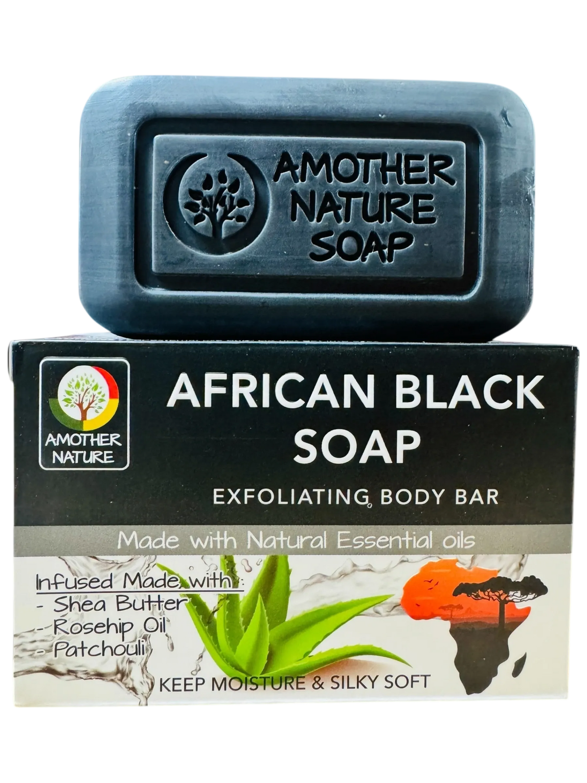 African Black Soap - Exfoliating Body Bar