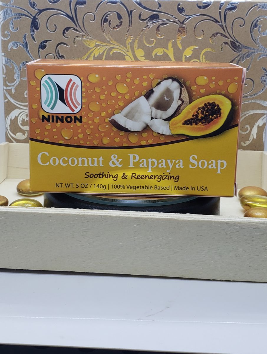 COCONUT & PAPAYA SOAP - 5oz