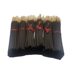 PREMIUM UNSCENTED 11" BLACK INCENSE STICKS - 10,000 STICKS (100 BUNDLES)