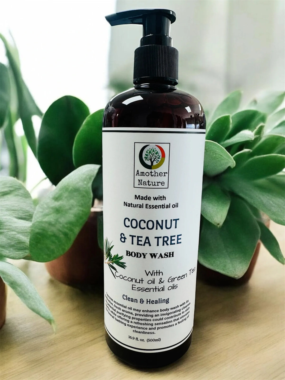 Coconut & Tea Tree - Body Wash Infuse with Green Tea oil - 16oz