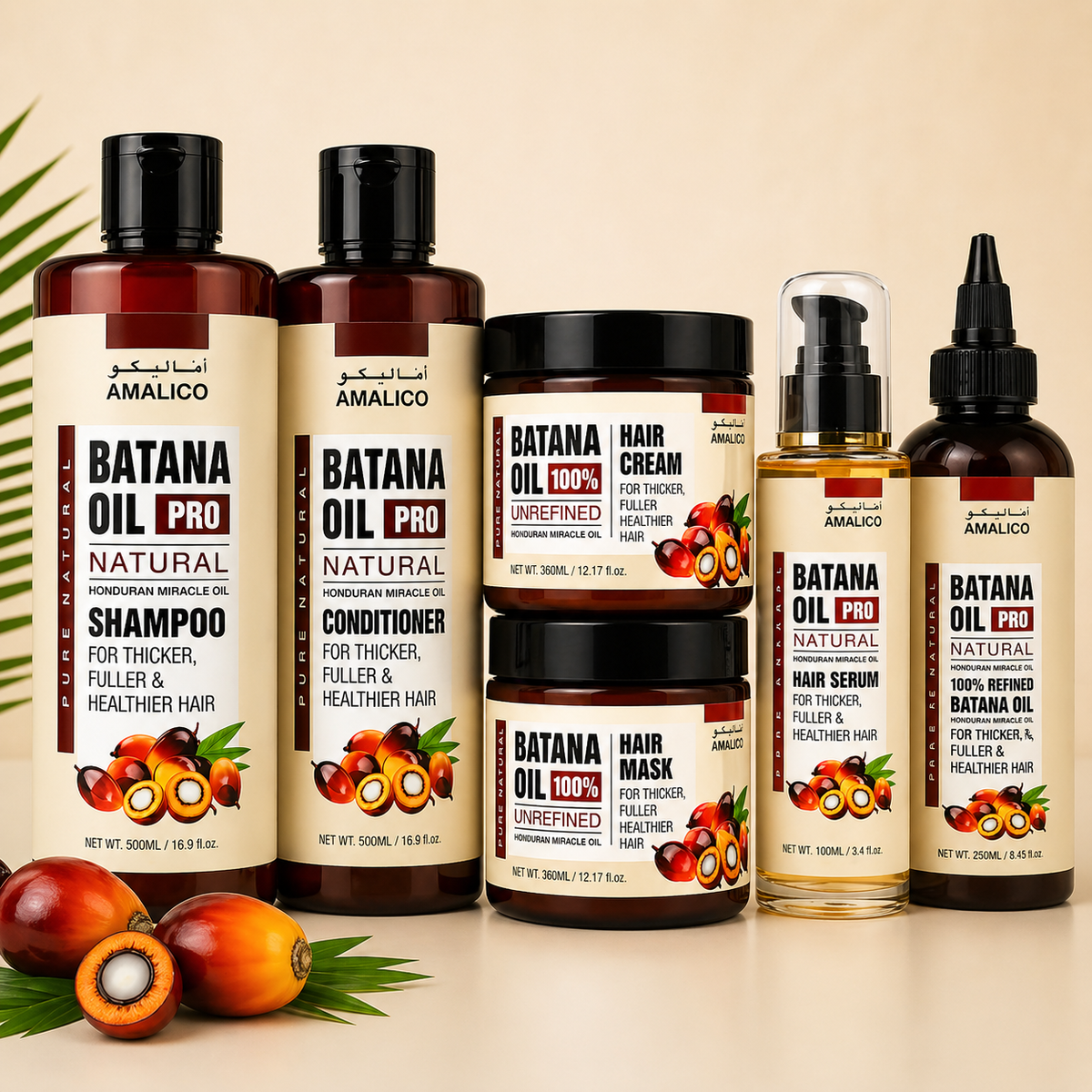 6pc. Batana Oil Set "Honduran Miracle Oil"