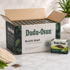 Dudu-Osun African Black Soap, 100% Pure - Natural Skin Restoration