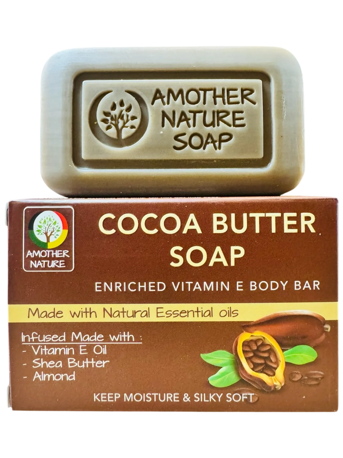 Cocoa Butter Soap - Enriched Vitamin E Body Bar