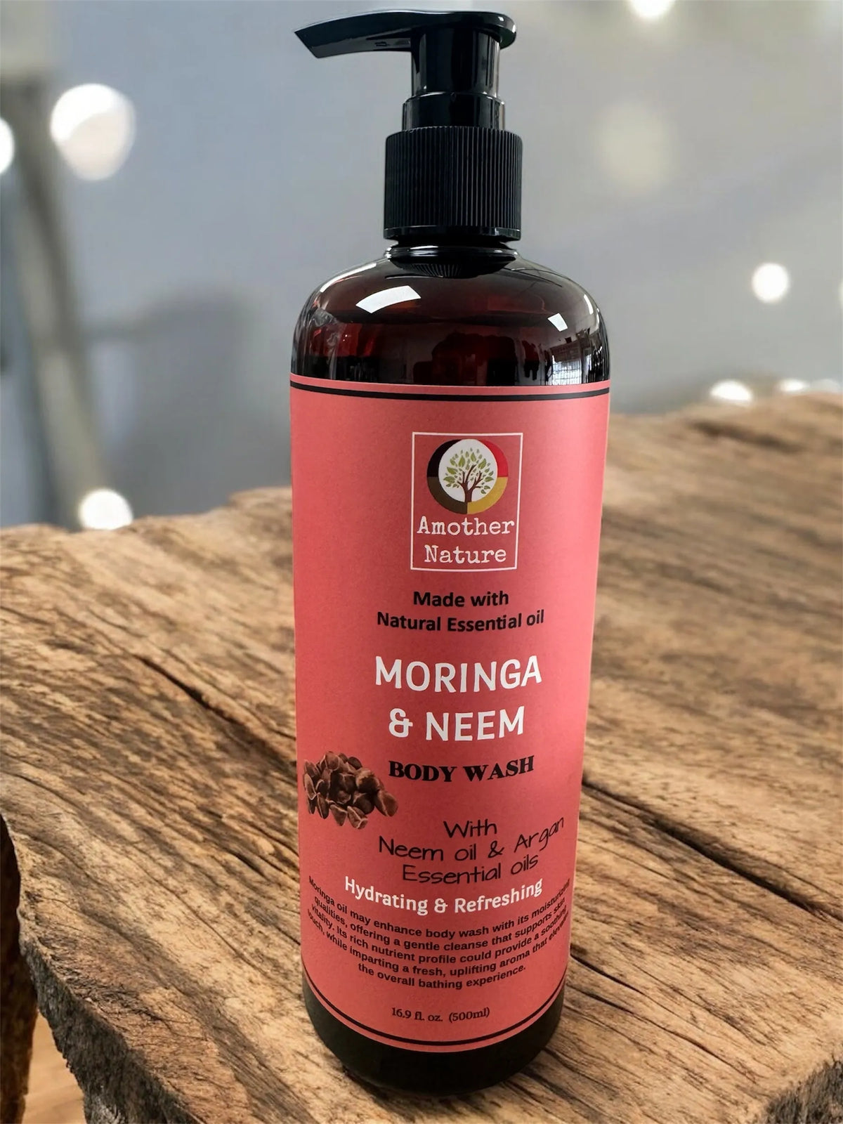 Moringa & Neem - Body Wash Infuse with Argan oil - 16oz
