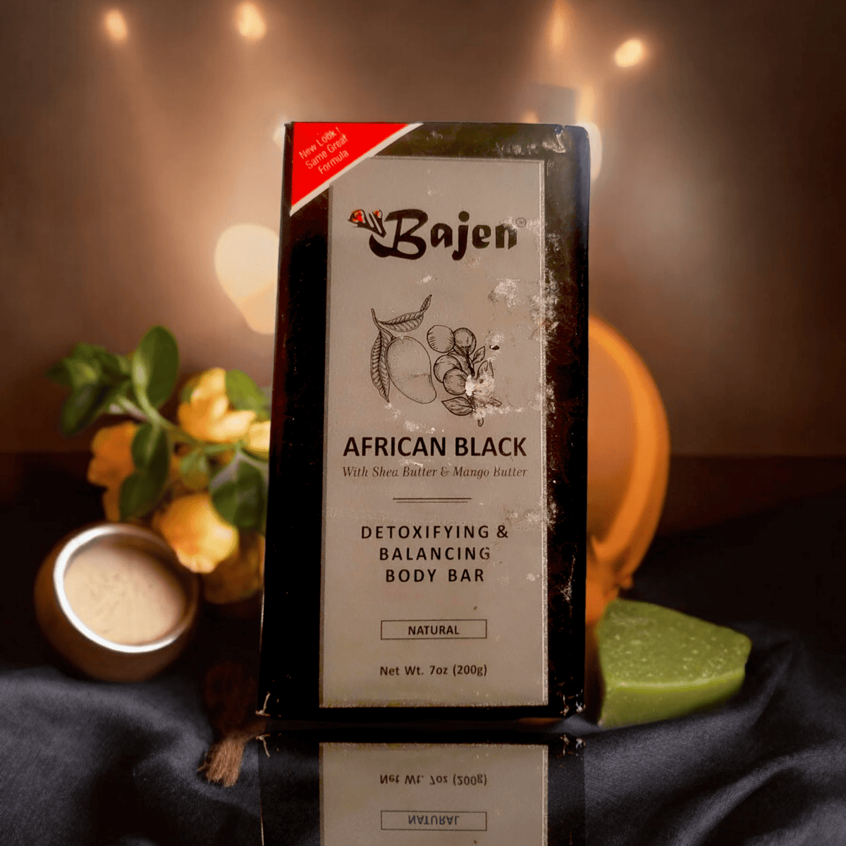 AFRICAN BLACK DET0XIFYING & BALANCING BODY BAR - 7oz