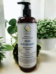 Sage & Rosemary - Body Lotion Infuse with Palo Santo Oil & Patchouli Essential Oil - 16oz