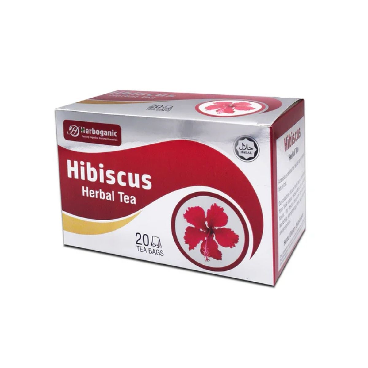 HERBOGANIC HIBISCUS TEA (20 Tea Bags)