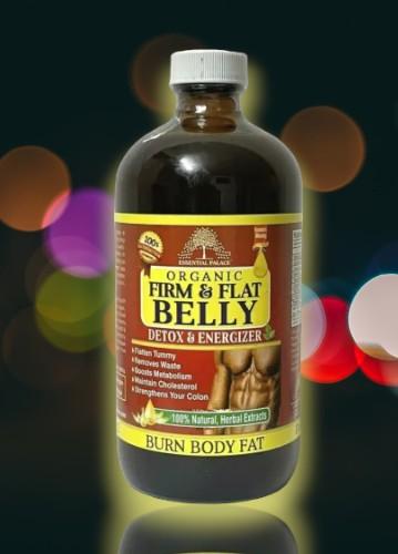 Organic Firm & Flat Belly Detox & Energizer, Burn Body Fat & Remove Waste 16 oz.
