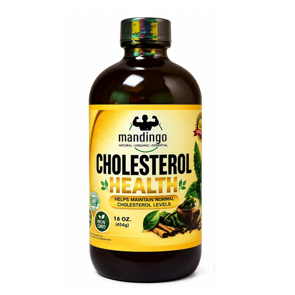 Mandingo Cholesterol Health Herbal Tonic – 16 oz