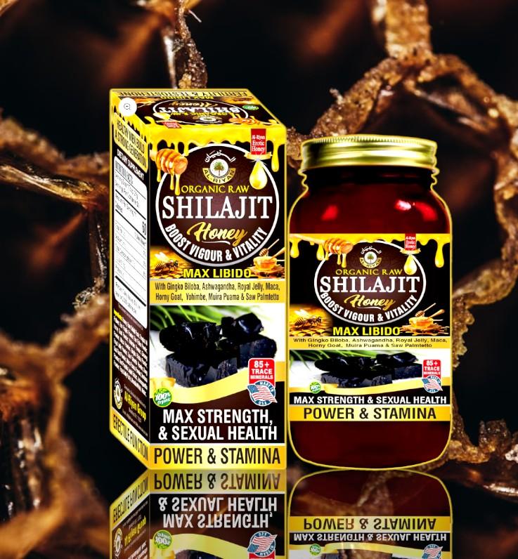 ORGANIC RAW SHILAJIT HONEY  BOOST VIGOUR & VITALITY