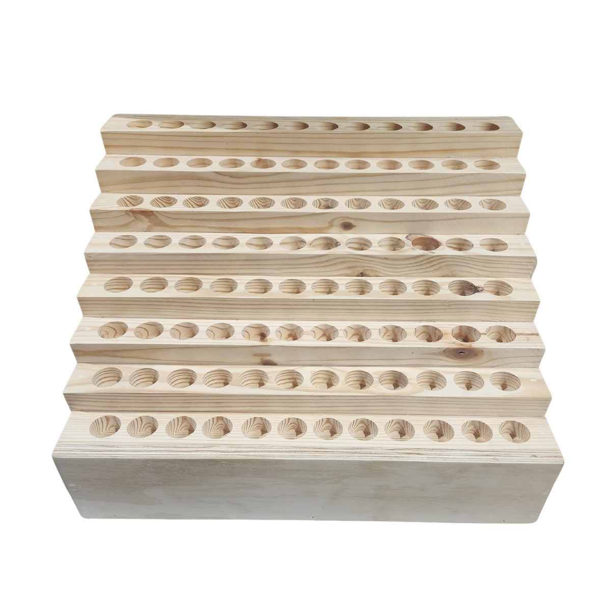 CUSTOM POP-UP SHOP WOODEN PRODUCT DISPLAY (162 ct.) w/ EXTRA PRODUCT STORAGE
