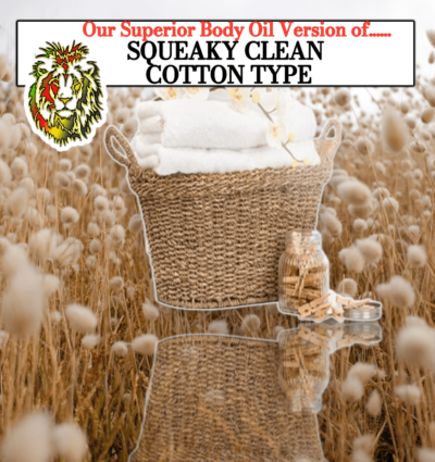 SQUEAKY CLEAN COTTON   TYPE